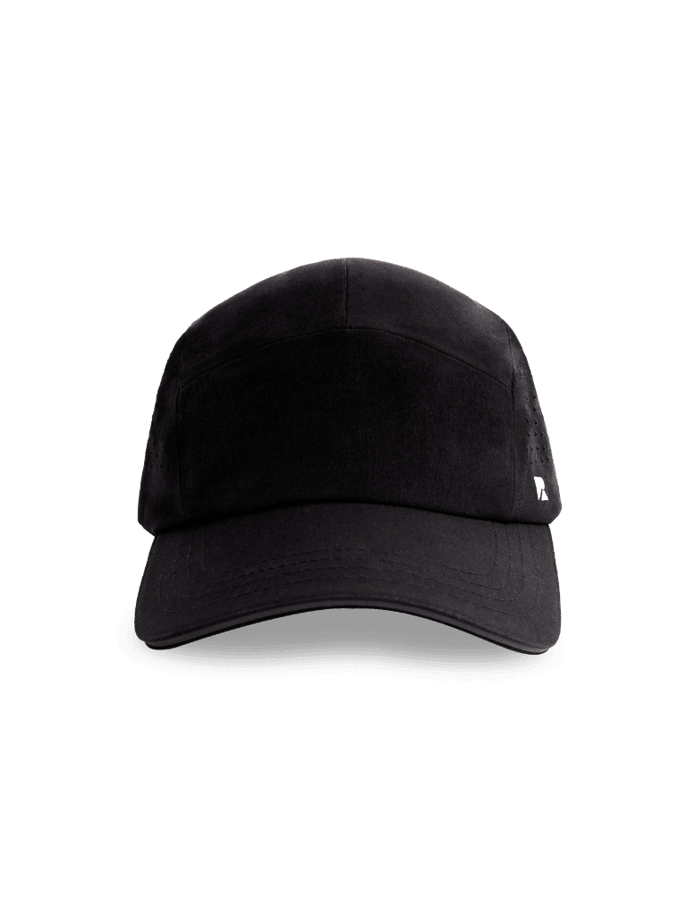 Load image into Gallery viewer, Runner&#39;s Athletics - Blackout 5-Panel Hat
