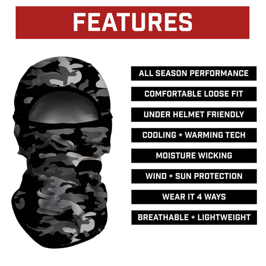 Elite Athletic Gear - Blackout Camo Balaclava Mask (Shiesty)
