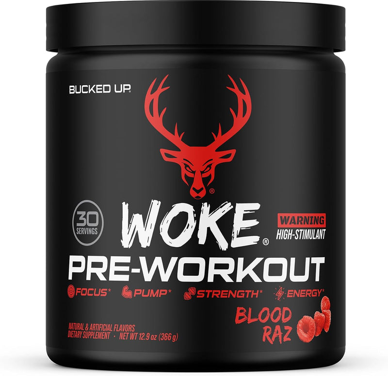 Load image into Gallery viewer, Bucked Up - Woke AF Pre-Workout - Blood Raz
