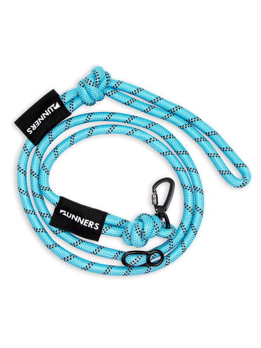 Runner's Athletics - Aqua Blue Runners Hands-Free Dog Leash