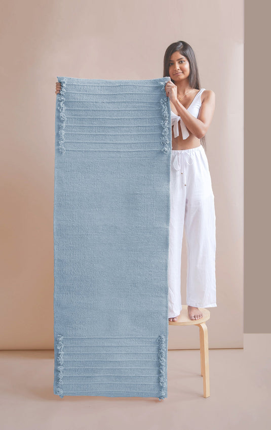 Oko Living - Indigo Moon - Naturally Dyed Herbal Yoga Mat