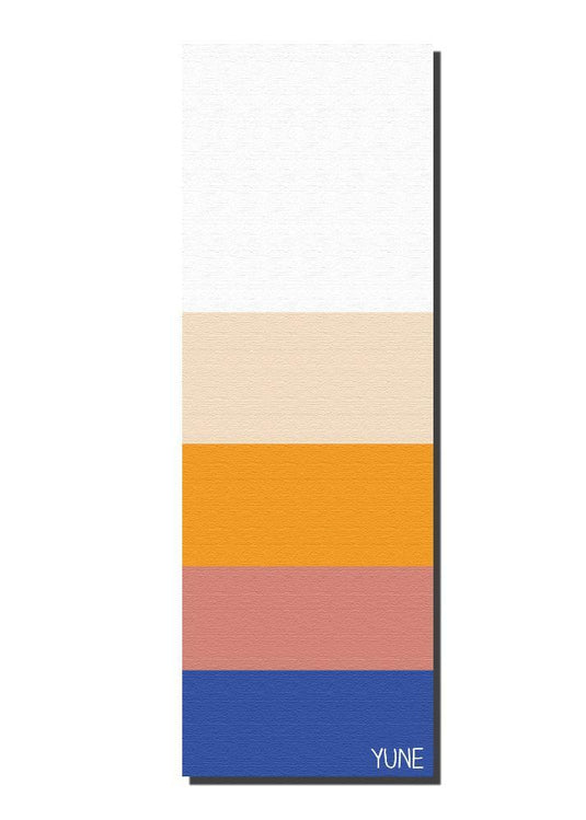 Yune Yoga - Yoga Mat | 6mm Thick | Striped | Non-Slip | Eco Friendly | Yune Yoga | Bondi
