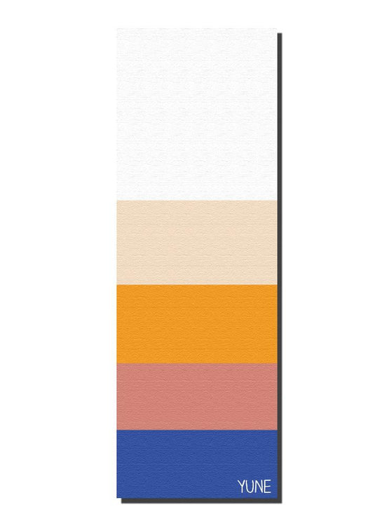 Yune Yoga - Yoga Mat | 6mm Thick | Striped | Non-Slip | Eco Friendly | Yune Yoga | Bondi
