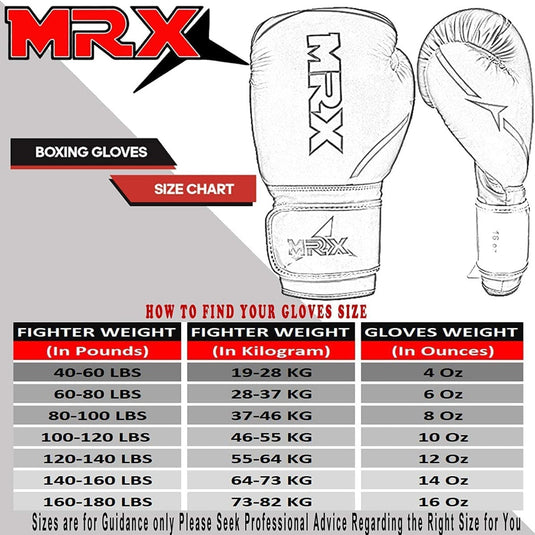 MRX - Boxing Gloves for Sparring Fighting Training Kickboxing