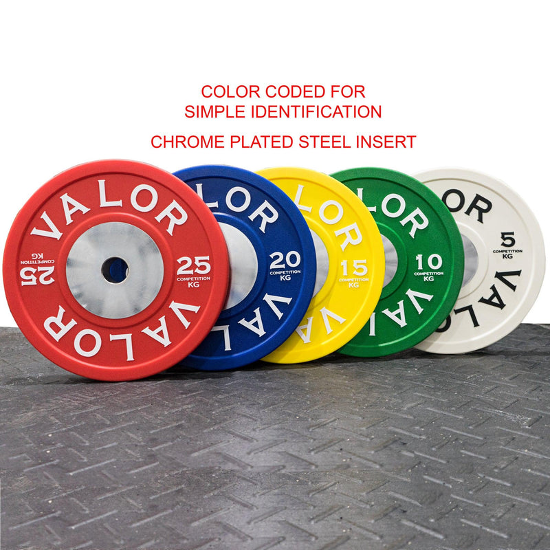 Load image into Gallery viewer, Valor Fitness - Competition Urethane Bumper Plates (KG)
