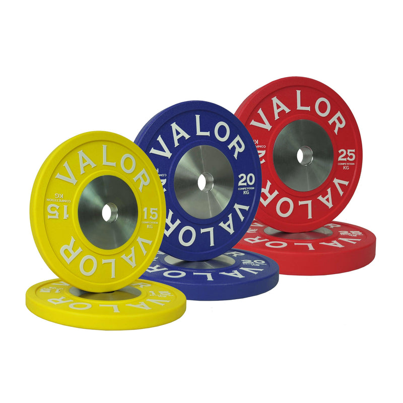Load image into Gallery viewer, Valor Fitness - Competition Urethane Bumper Plates (KG)
