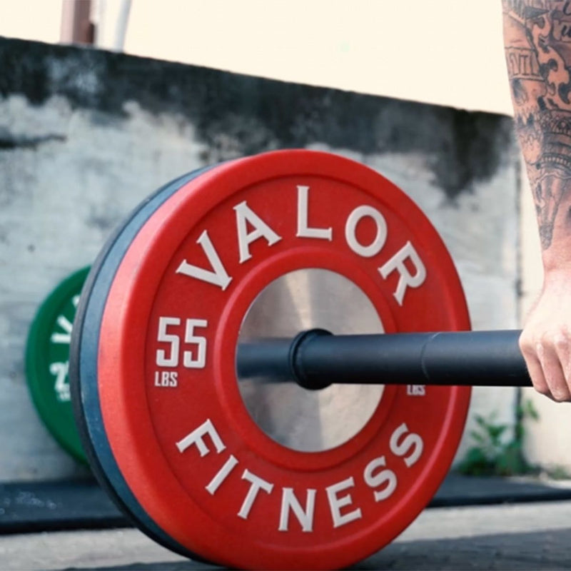 Load image into Gallery viewer, Valor Fitness - Competition Urethane Bumper Plates (LB)
