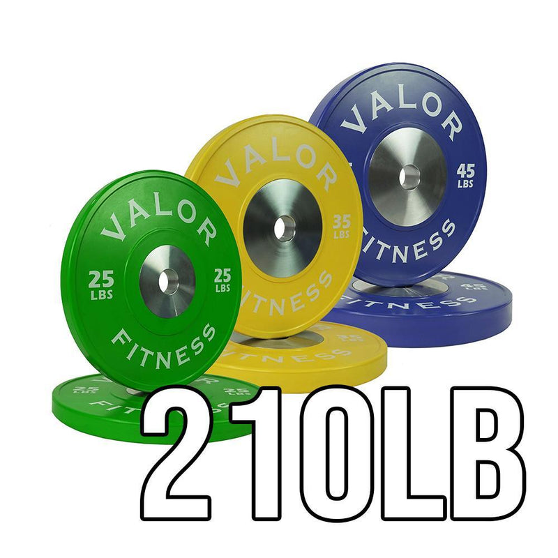 Load image into Gallery viewer, Valor Fitness - Competition Rubber Bumper Plates (LB)

