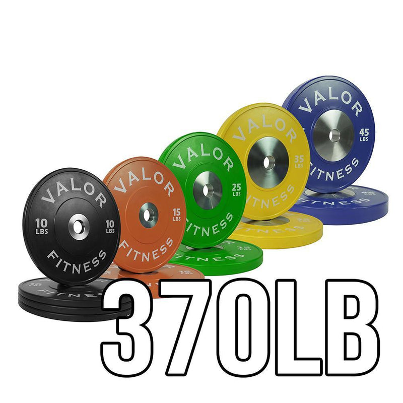 Load image into Gallery viewer, Valor Fitness - Competition Rubber Bumper Plates (LB)

