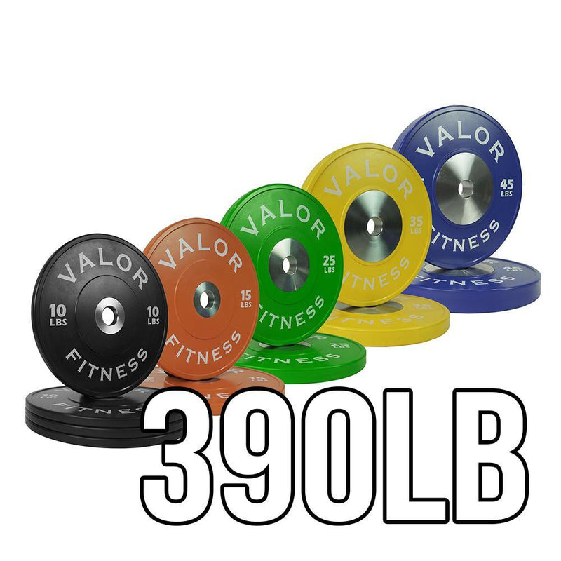 Load image into Gallery viewer, Valor Fitness - Competition Rubber Bumper Plates (LB)
