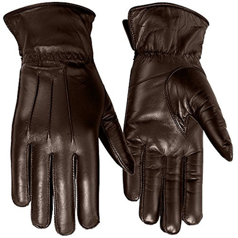 Load image into Gallery viewer, MRX - Women's Warm Winter Dress and Work Gloves, Thermal Lining, Genuine Brown Leather

