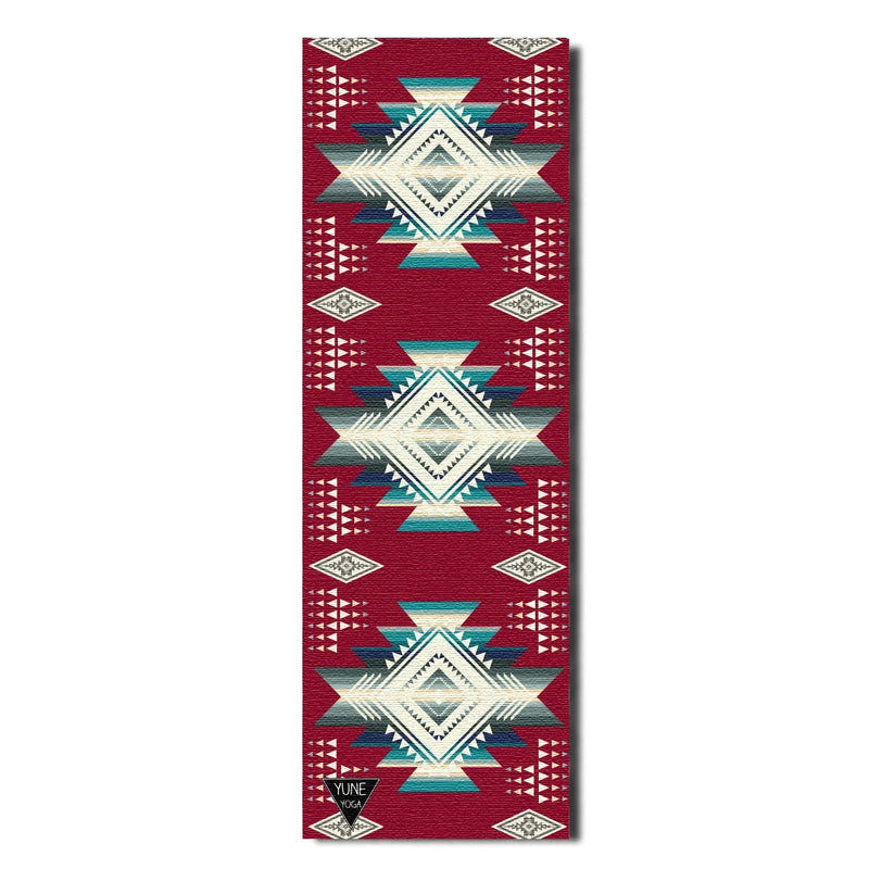 Load image into Gallery viewer, Yune Yoga - Yoga Mat | 6mm Thick | Red | Non-Slip | Eco Friendly | Yune Yoga | Buffalo Hills Lava
