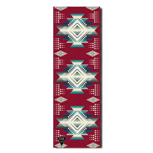 Yune Yoga - Yoga Mat | 6mm Thick | Red | Non-Slip | Eco Friendly | Yune Yoga | Buffalo Hills Lava