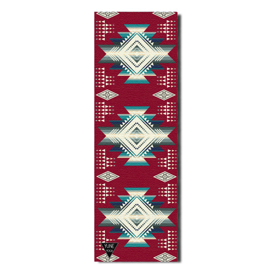 Yune Yoga - Yoga Mat | 6mm Thick | Red | Non-Slip | Eco Friendly | Yune Yoga | Buffalo Hills Lava