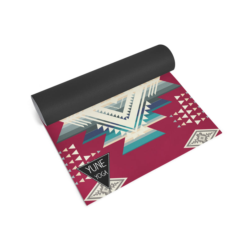 Load image into Gallery viewer, Yune Yoga - Yoga Mat | 6mm Thick | Red | Non-Slip | Eco Friendly | Yune Yoga | Buffalo Hills Lava
