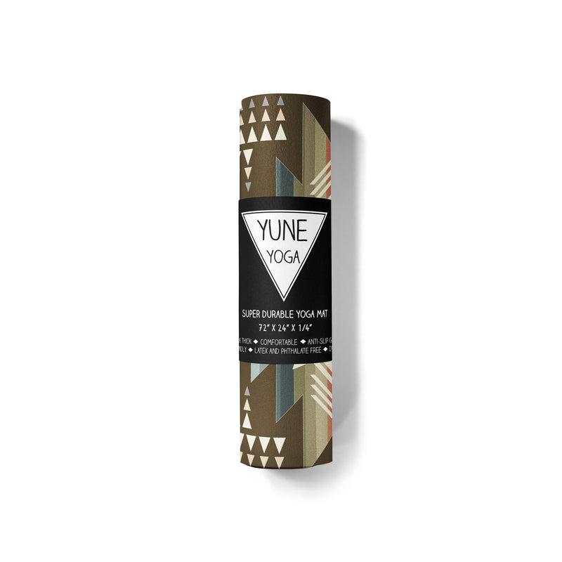 Load image into Gallery viewer, Yune Yoga - Yoga Mat | 6mm Thick | Brown | Non-Slip | Eco Friendly | Yune Yoga | Buffalo Hills Soil
