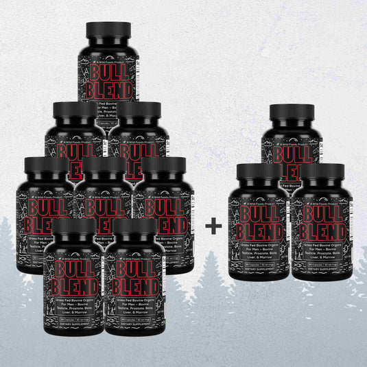 Wild Foods - Bull Blend Beef Organ Complex - Buy 8 Get 3 Free (Save $100+!)