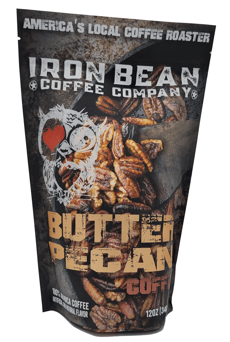 Load image into Gallery viewer, Iron Bean Coffee Company - Butter Pecan - 12oz

