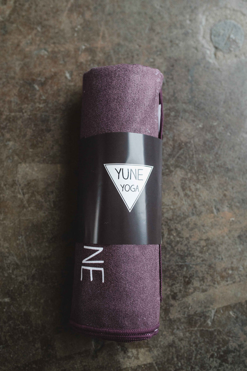 Load image into Gallery viewer, Yune Yoga - Yoga Towel | Non Slip Silicon Nubs | Absorbent Microfiber | Red | Yune Yoga | The Caliban
