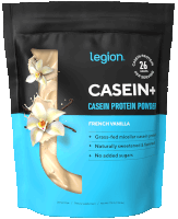 Load image into Gallery viewer, Legion Athletics Casein+ Protein Powder - 25g Truly Grass Fed micellar casein per serving from hormone-free, antibiotic-free Irish dairy farms, naturally sweetened
