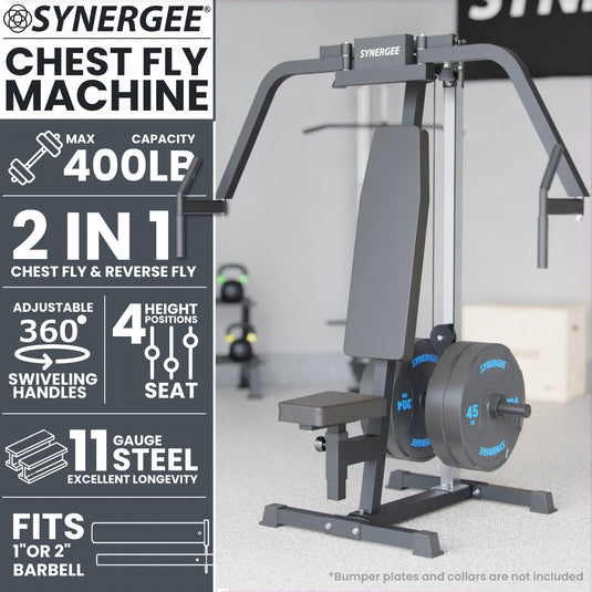 Synergee - Chest Fly and Reverse Delt Machine