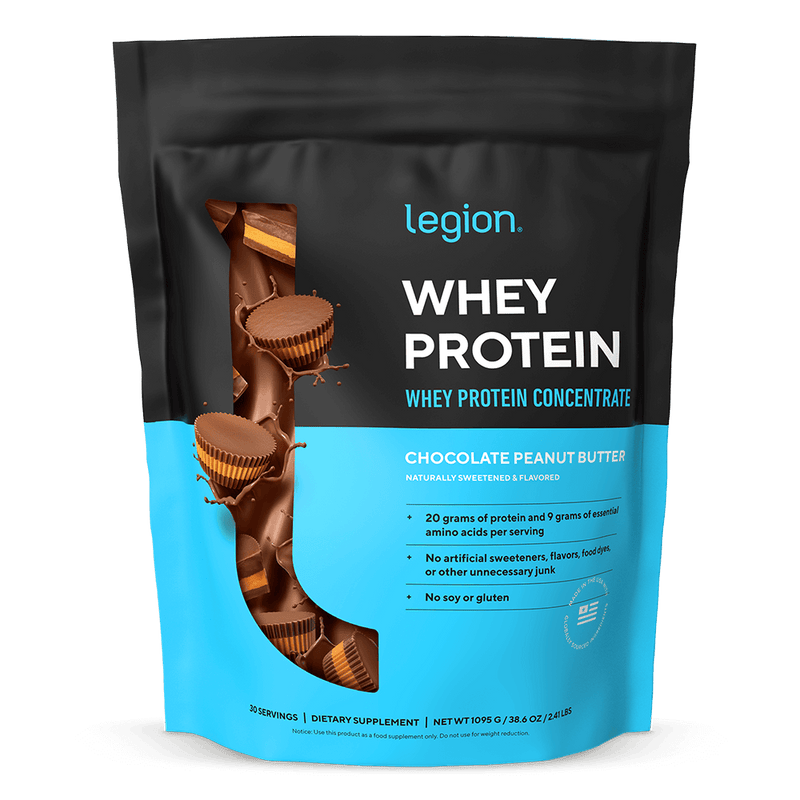 Load image into Gallery viewer, Legion Athletics - Whey Protein Concentrate - Chocolate Peanut Butter
