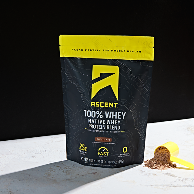Load image into Gallery viewer, Ascent 100% Whey Protein 2lb bag - Chocolate

