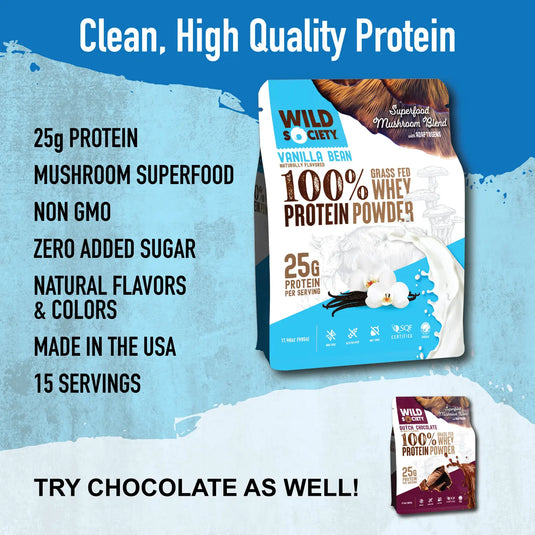 Wild Society Nutrition - Grass-Fed Whey Protein