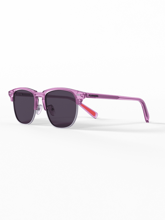 Clear Lilac Semi Rimless