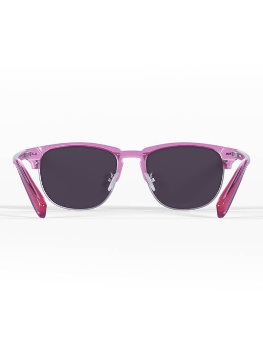 Clear Lilac Semi Rimless