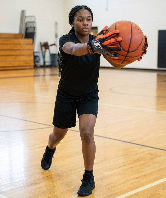 HoopsKing - Hoop Handz Weighted Basketball Gloves | Heavy | Increase Hand Speed