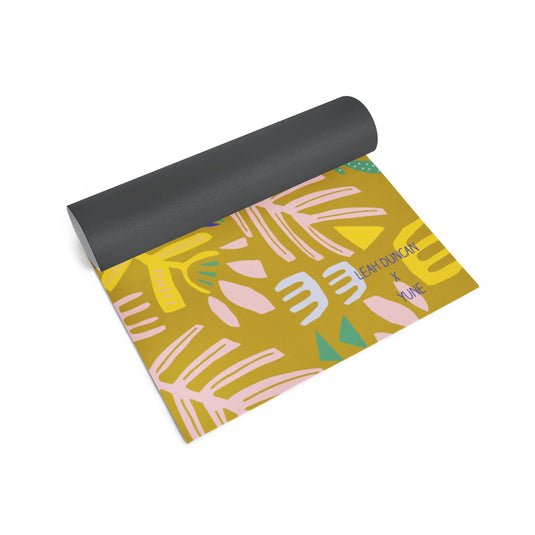 Yune Yoga - Yoga Mat | 6mm Thick | Tan | Non-Slip | Eco Friendly | Yune Yoga | Leah Duncan Hamsa