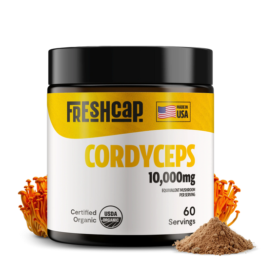 FreshCap Mushrooms - Cordyceps Mushroom Extract Powder