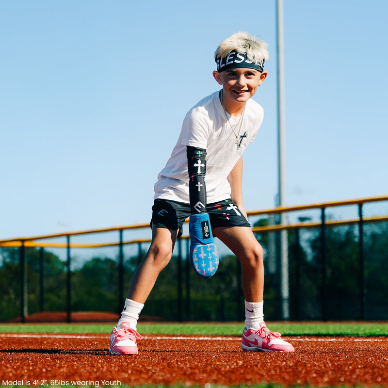 Load image into Gallery viewer, Elite Athletic Gear - Cotton Candy Cross Sliding Mitt
