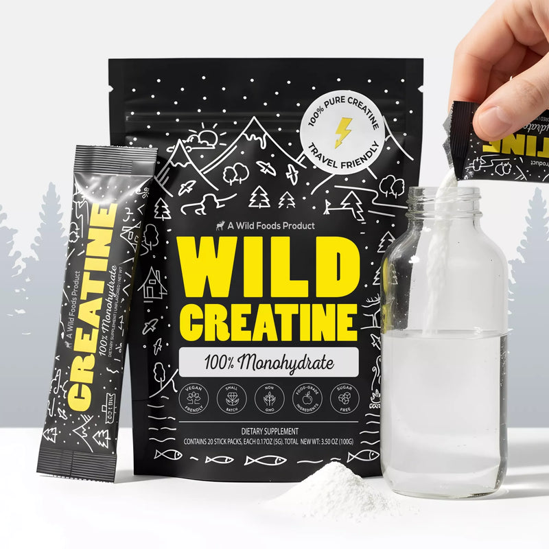 Load image into Gallery viewer, Wild Foods - Creatine Monohydrate - Vitamins &amp; Supplements
