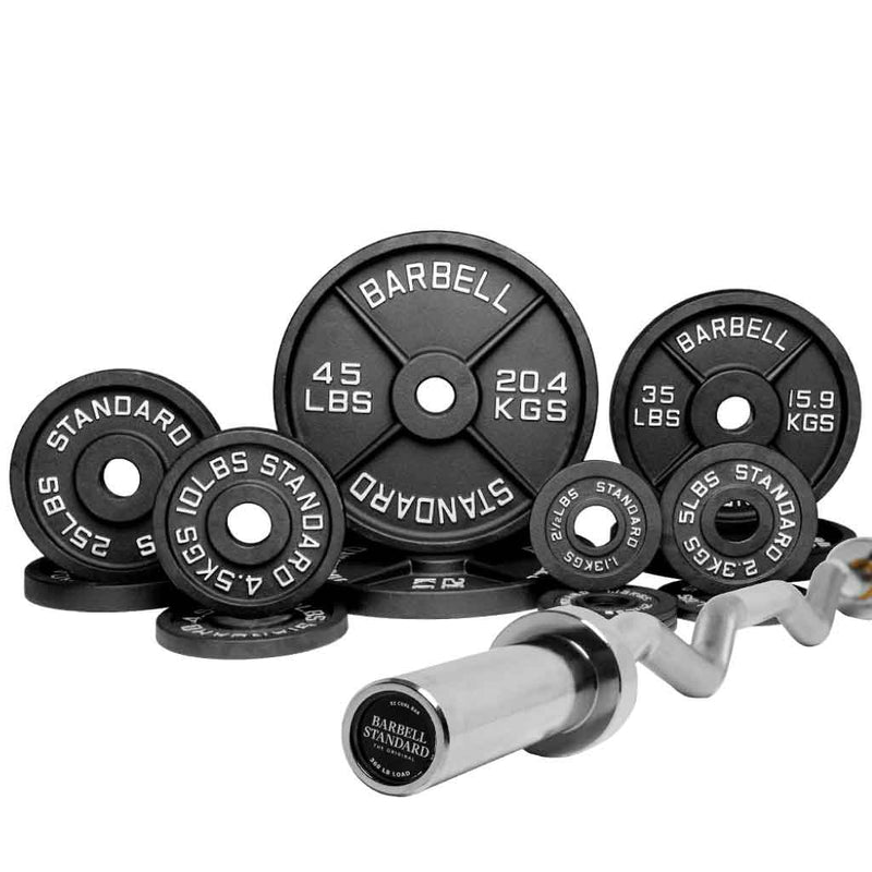 Load image into Gallery viewer, Barbell Standard - Specialty Bar &amp; Weight Set Bundle Builder
