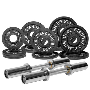 Barbell Standard - Loadable Dumbbell Bar Weight Sets