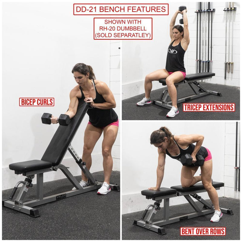 Load image into Gallery viewer, Valor Fitness - Adjustable Flat - Incline Benches

