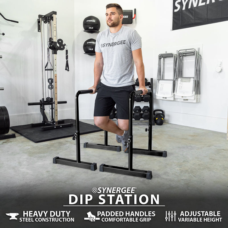 Load image into Gallery viewer, Synergee Adjustable Dip Station
