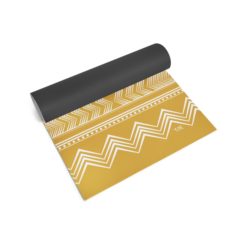 Load image into Gallery viewer, Yune Yoga - Yoga Mat | 6mm Thick | Yellow | Non-Slip | Eco Friendly | Yune Yoga | Wes.
