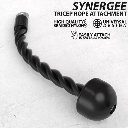 Synergee - Tricep Rope Cable Attachment (Single + Double Ended)