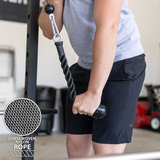 Synergee - Tricep Rope Cable Attachment (Single + Double Ended)