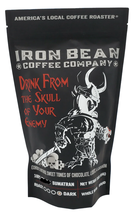Iron Bean Coffee Company - Drink From the Skull of Your Enemy Dark Roast