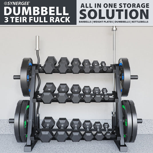 Synergee - Dumbbell + Kettlebell Storage Rack