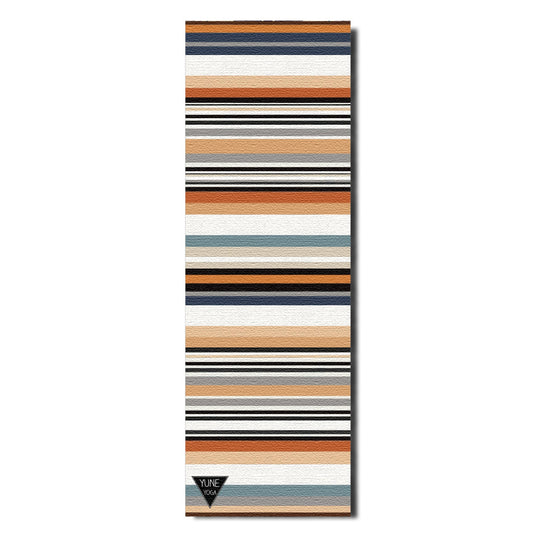 Yune Yoga - Yoga Mat | 6mm Thick | Multi Color Striped | Non-Slip | Eco Friendly | Yune Yoga | Eagles Rest
