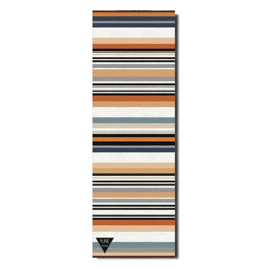 Yune Yoga - Yoga Mat | 6mm Thick | Multi Color Striped | Non-Slip | Eco Friendly | Yune Yoga | Eagles Rest