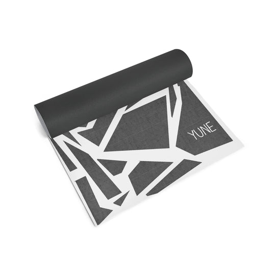 Yune Yoga - Yoga Mat | 6mm Thick | Black White | Non-Slip | Eco Friendly | Yune Yoga | Shadow