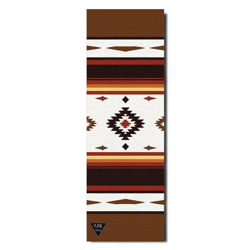 Load image into Gallery viewer, Yune Yoga - Elk Grove Yoga Mat – 6 mm Extra Thick, Double-Sided Non-Slip, Eco-Friendly PER with Earth-Tone Striped Design | Yune Yoga

