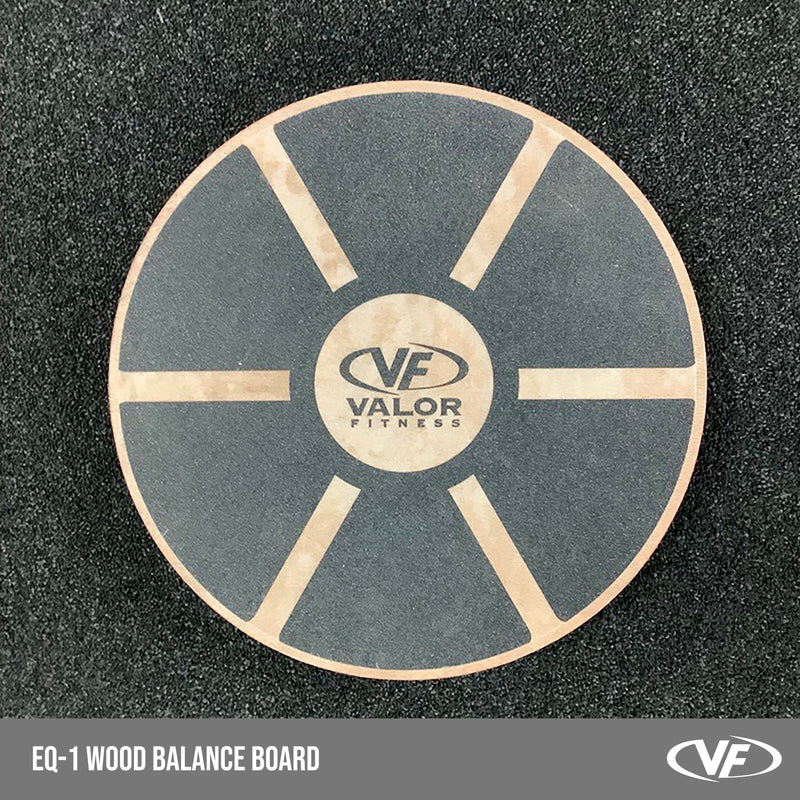 Load image into Gallery viewer, Valor Fitness - Wood Round Wobble Balance Board
