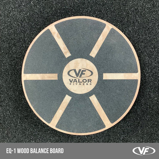 Valor Fitness - Wood Round Wobble Balance Board